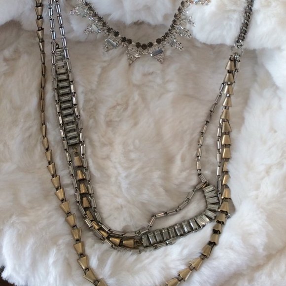 Stella & Dot Sutton Necklace Mixed Metal - Picture 2 of 6